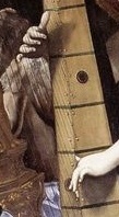 Hands on baroque harp