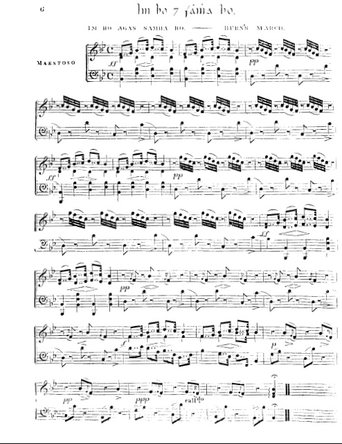 Burns March Bunting 1809