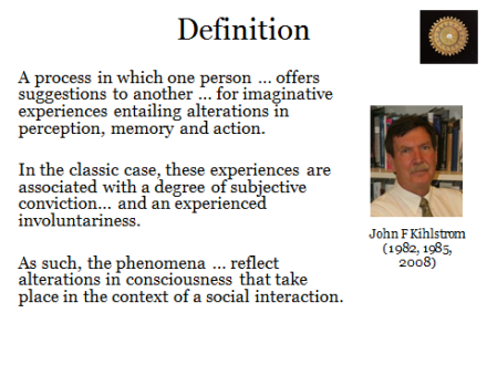 Definition: is this Music, Sports, or Hypnosis?