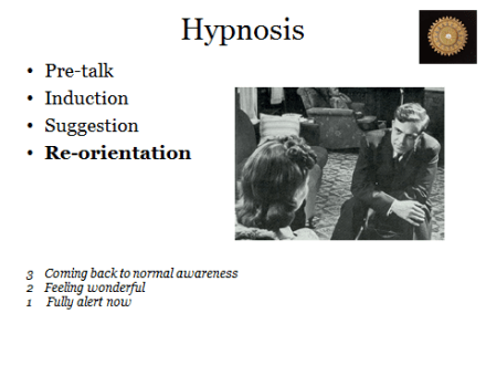 Hypnosis 4: Re-orientation