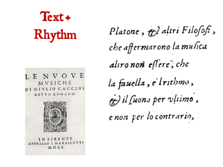 Text and Rhythm