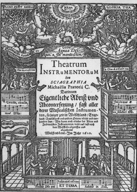 Praetorius Theatrum Instrumentorum
